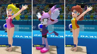 Mario & Sonic at the Olympic Games Tokyo 2020   All Characters Gymnastics Gameplay