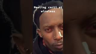Carti takes pictures with fans after Wireless performance #playboicarti #opiumlabel