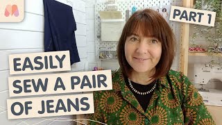 How to EASILY Sew a Pair of Jeans | Part 1 | Megan Nielsen Dawn Jeans Sewalong