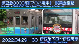 伊豆急3000系『アロハ電車』試乗会2　復路/Izukyu Line EMU 3000 \