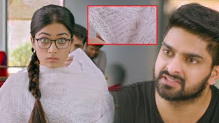 Naga Shourya Finds Rashmika Mandanna Cheating Exam | Chalo Tamil Movie Scenes