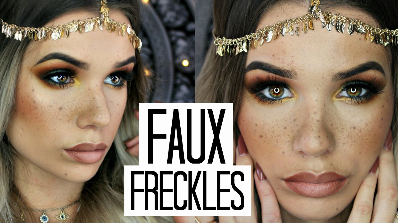 Makeup Freckles Tutorial Saubhaya Makeup