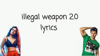 Illegal weapon 2.0 full song lyrics | street dancer 3D| varun D, shradha K | jasmine S, tanishk B|