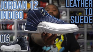 AIR JORDAN 12 INDIGO/STONE BLUE SNEAKER REVIEW! TURNS INTO A DIFFERENT SNEAKER!