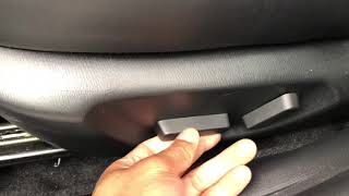 Mazda 3 - How to adjust seats