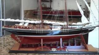 Bluenose model ship