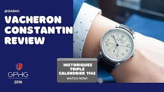 Đánh giá đồng hồ Vacheron Constantin Historiques Triple Calendar 1942