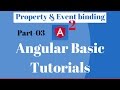 Angular 2: property binding and event binding