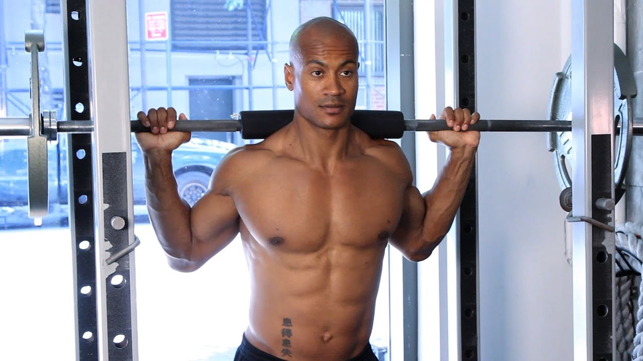 How To Do A Squat Gym Workout Youtube