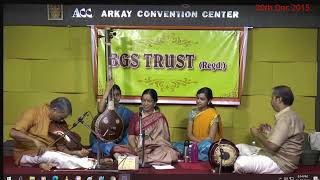 BGS Trust Sugantha Kalamegam  Vocal