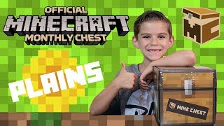 MINECRAFT - Monthly Mine Chest Unboxing - THE PLAINS