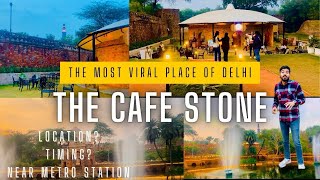 The cafe stone | New Hidden cafe / Gem of Delhi Qutub Minar Mehrauli | Archaeological park mehrauli