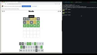 Wordle Solver - optimized version