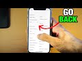 ANY iPhone how to go back! [Swipe Gestures]