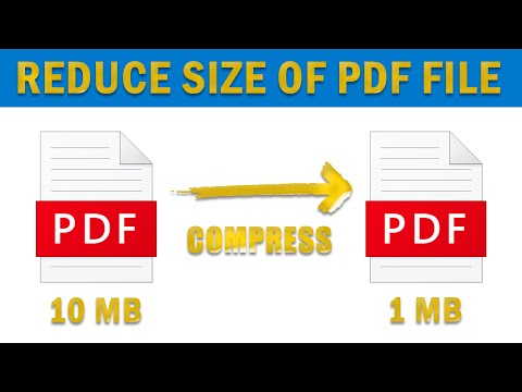 Как сжать размер файла PDF | Как уменьшить размер файла PDF без потери качества