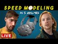 Speed Modeling Your Ridiculous Suggestions LIVE (with Peter France)