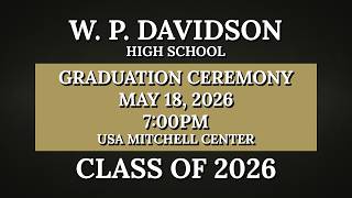 Davidson High School Graduation 2026