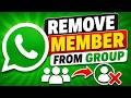 How to Remove Someone from a WhatsApp Group (2026)
