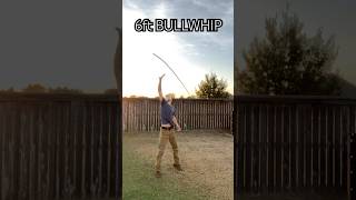 6ft bullwhip #bullwhip #diy #whip #shorts #shortvideo #shortsvideo #indianajones #bullwhip #cool