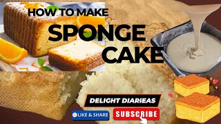 இனி ஈசியா cake செய்திடலாம் | soft \u0026 moist sponge cake | how to make sponge cake in tamil