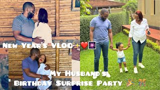 VLOG: NEW YEAR’S VLOG🎆✨||WE CELEBRATED my HUSBAND’s BIRTHDAY 🎂🎊🎉✨||UMUGABO wa STELLA yatunguwe❤️