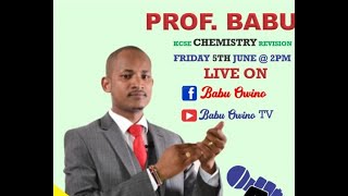 Hon. Babu Owino Chemistry Revision - Mole Concept