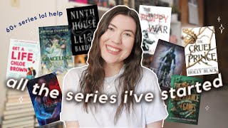 i’ve started reading 60 book series, lets chat about the ones i will finish and the ones i’m DNFing👀