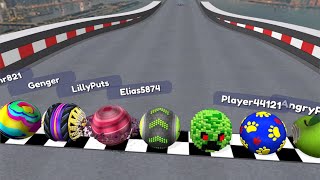 Going Balls | Funny Race 10 Vs Banana Frenzy - Mobile Gameplay