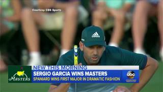 Sergio Garcia wins the Masters in sudden-death playoff