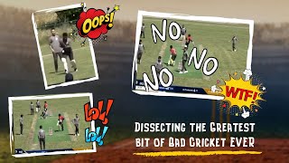 Dissecting the Greatest bit of Bad Cricket EVER! | Jarrod Kimber | #EuropeanCricket