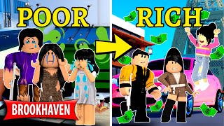 Poor To Rich, FULL MOVIE | brookhaven 🏡rp animation
