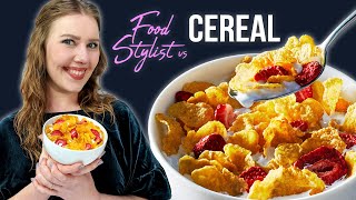 How a Food Stylist Styles a Bowl of Cereal...Without Glue or Milk! | Tricks Advertisers Use and More