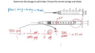 Parenteral Dosage Calculation (Two Injection Examples)