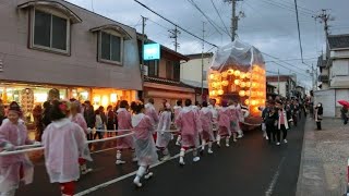 2018年 常滑市常滑祭（奥条常石車）