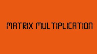 Octave Matrix Multiplication