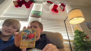 Opening six Pokémon booster packs