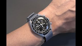 Fun with watch straps - a "Mission to the Moon" MoonSwatch!