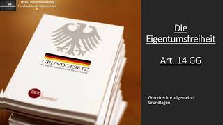 Die Eigentumsgarantie Art.  14 GG I Grundrechte Grundlagen 22