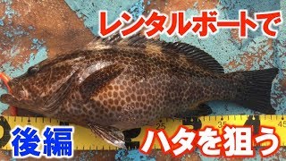 レンタルボートでハタを狙う！後編