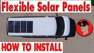 Flexible Solar Panels : How to install @VanLifeRocks @RenogySolar
