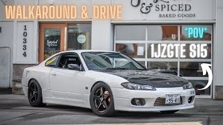 1JZGTE Swapped S15 Walkaround \u0026 Drive