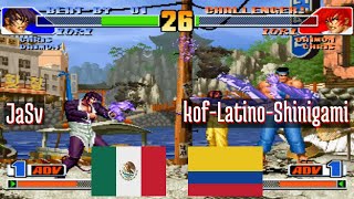 FT5 @kof98: JaSv (MX) vs kof-Latino-Shinigami (CO) [King of Fighters 98 Fightcade] Aug 19