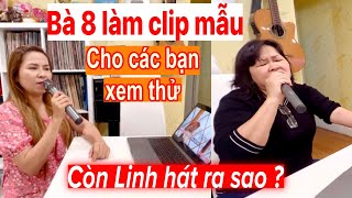 Công Tằng Tôn Nữ làm clip mẫu karaoke - Linh Trần LUYỆN sao mà giám khảo ngủ luôn ?