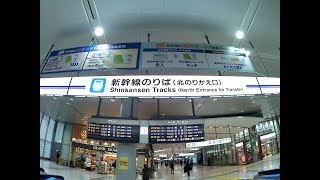 【4K乗換動画】JR品川駅（北）新幹線のりば（北のりかえ口）－横須賀線（横浜方面）乗換え