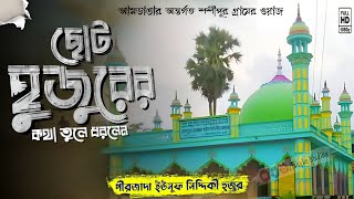 ছোট হুজুরের কথা তুলে ধরলেন ওনারই ছেলে || পীরজাদা ইউসুফ সিদ্দিকী হুজুরের ওয়াজ || Ishqke Madina