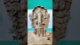 #how to make khairatabad Ganesh 2024#with mud #stepbystep #trendingshorts #viral#art #koushik arts