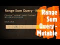Range Sum Query - Mutable | LeetCode 307 | Coders Camp