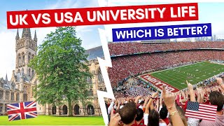 Is USA college life more FUN than the UK? // UK vs USA University Life // Honest Experience