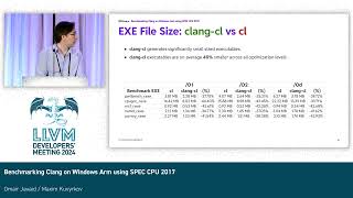 2024 LLVM Dev Mtg - Benchmarking Clang on Windows on Arm: Building and Running SPEC 2017