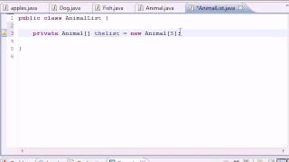 Java Programming Tutorial 60 Array Holding Many Objects